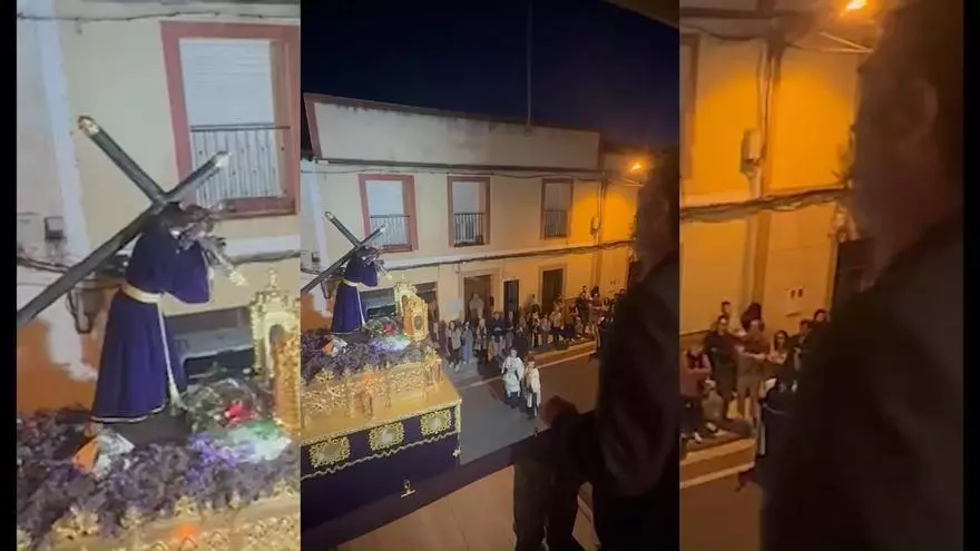 Vídeos | La saeta que rompe el silencio en Mérida: Eusebio de la Pinona vuelve a cantar tras la muerte de su madre