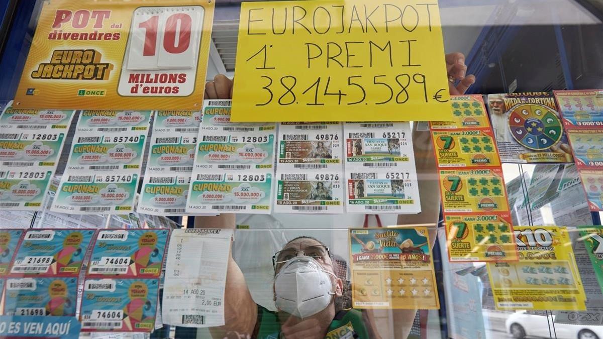 Un jugador de Girona gana 38 millones con el Eurojackpot de la ONCE