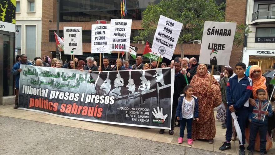 València se solidariza con los presos saharauis en huelga de hambre