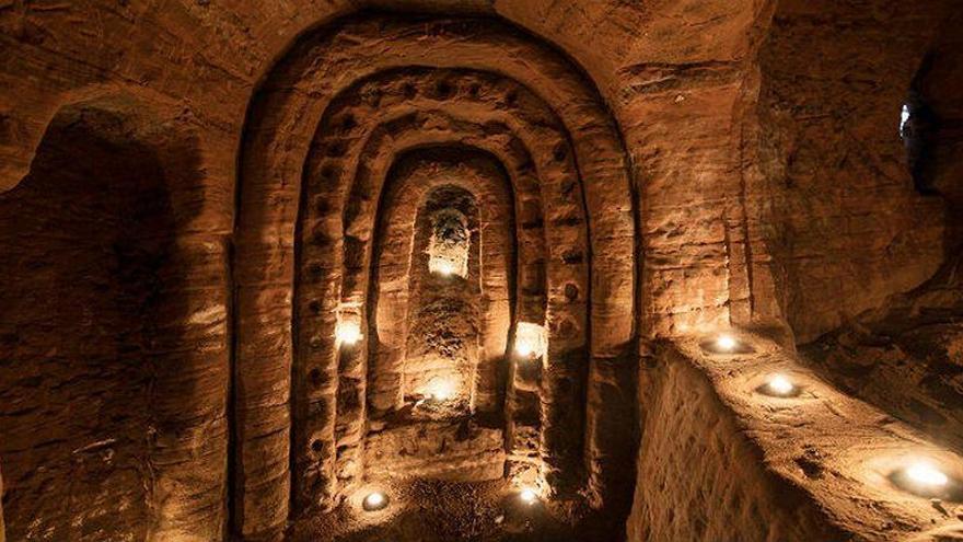 Descubierta una cueva templaria escondida en una madriguera de conejos