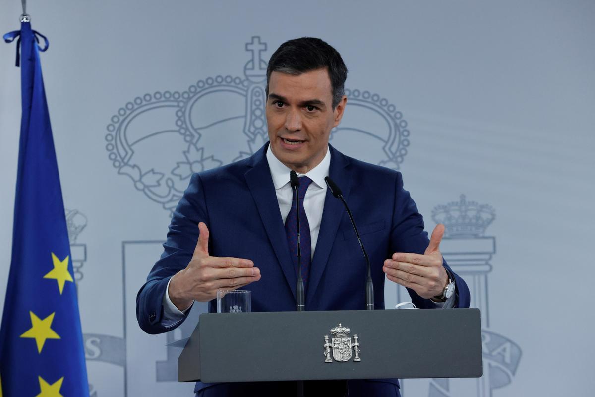 Pedro Sánchez, presidente del Gobierno.