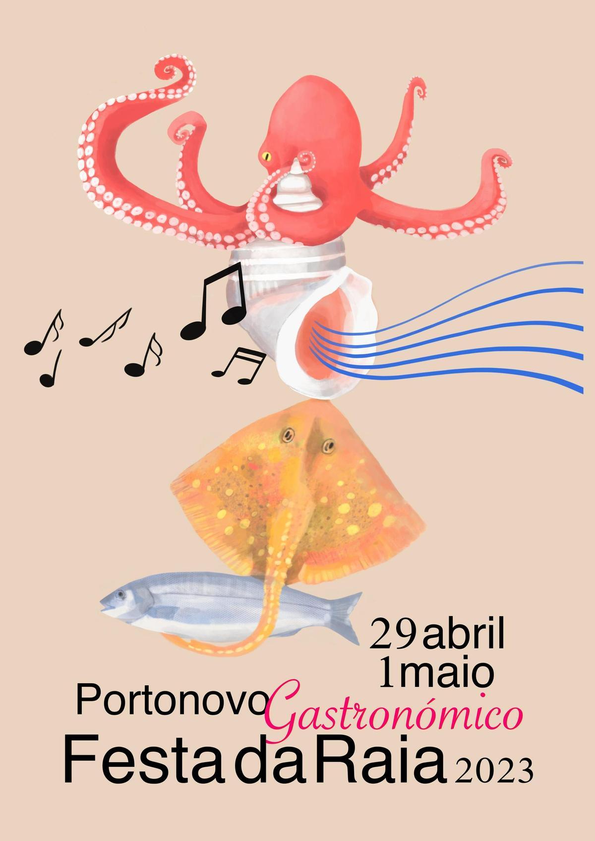 CARTEL PORTONOVO GASTRONÓMICO 2023
