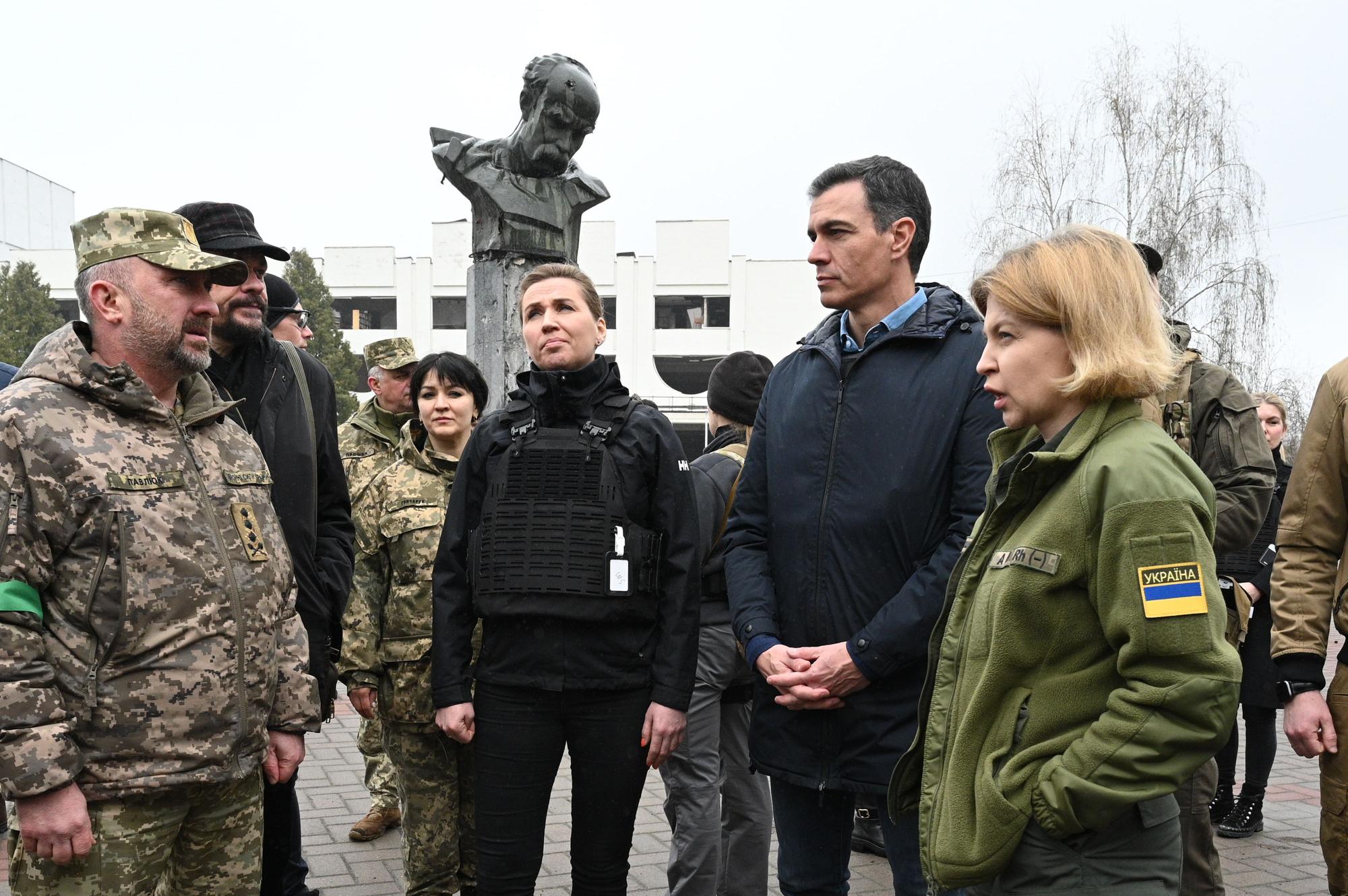 Pedro Sánchez visita Kiev