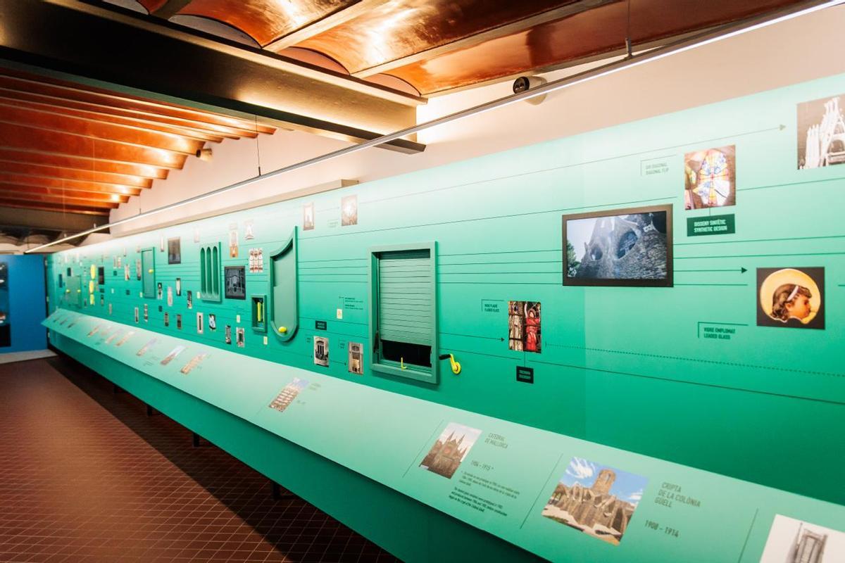 Espai expositiu a les golfes del Palau Güell
