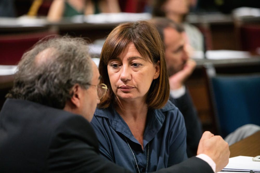 Sesión en el Parlament