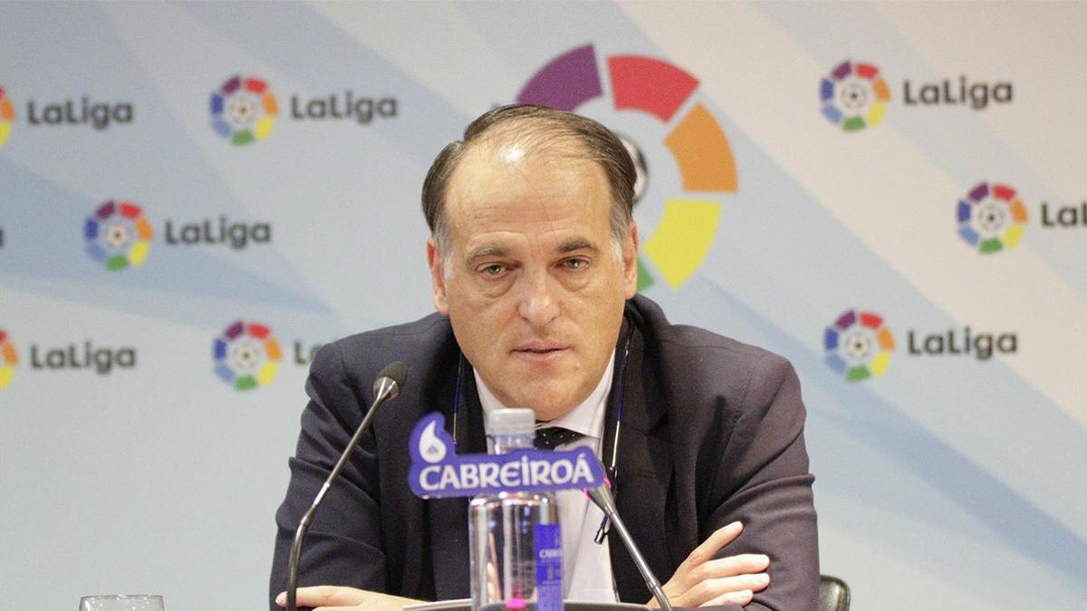 Tebas: "Hay que mantener mucha atención, esto no ha hecho más que començar"