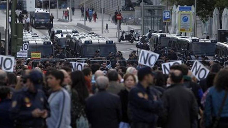 Cerca de 1.500 antidisturbios compondrán el dispositivo de seguridad en las protestas de Madrid