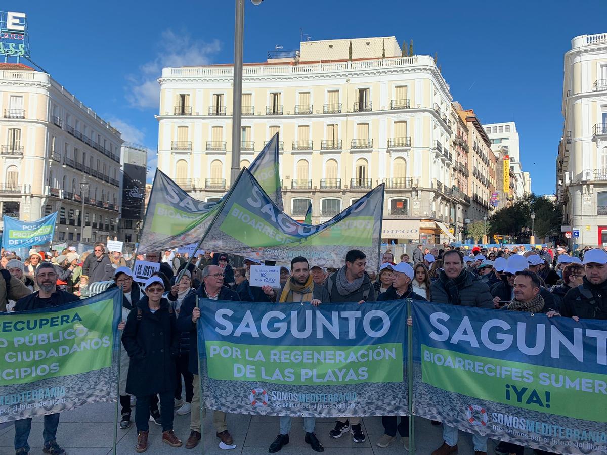 Sagunt se manifiesta en Madrid
