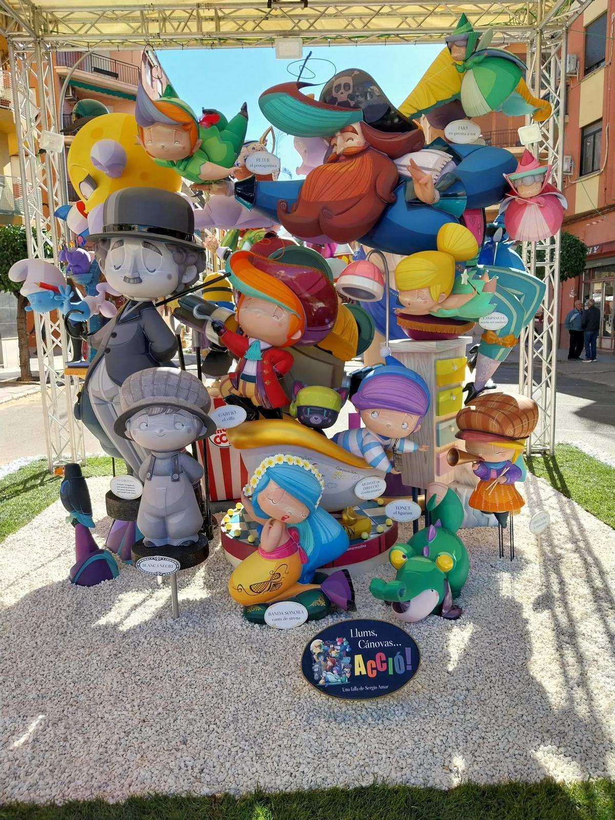 Monumento infantil de Cánovas, primer premio infantil.