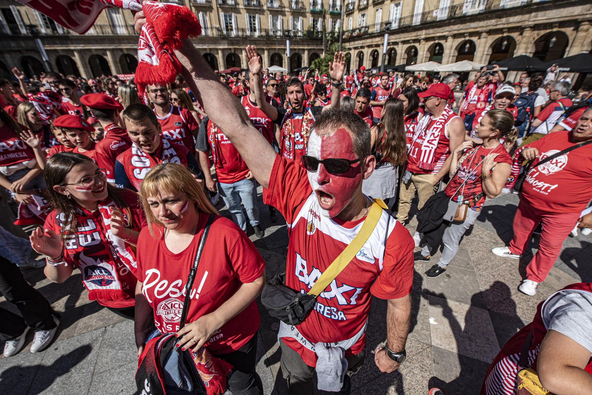 #RoadtoBilbao: Les millors imatges de l'afició abans de la gran final Baxi-Tenerife