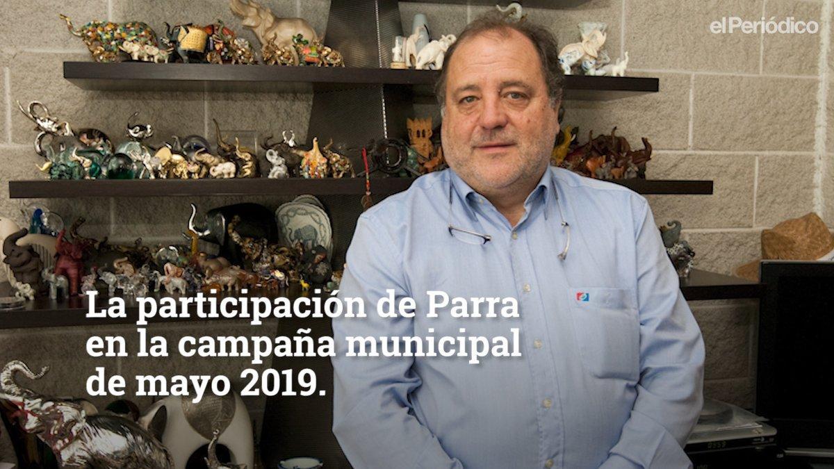 Participación de Joan Manuel Parra en la campaña municipal de mayo del 2019