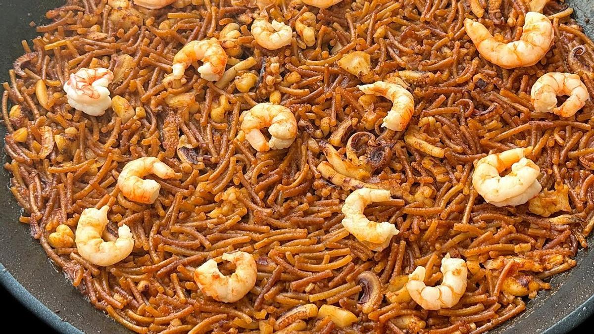 La fideuá es el plato que más crece en el Barómetro