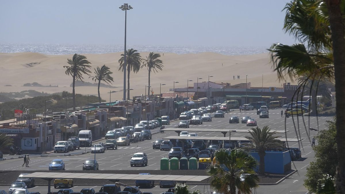 Vista general de Playa del Inglés.