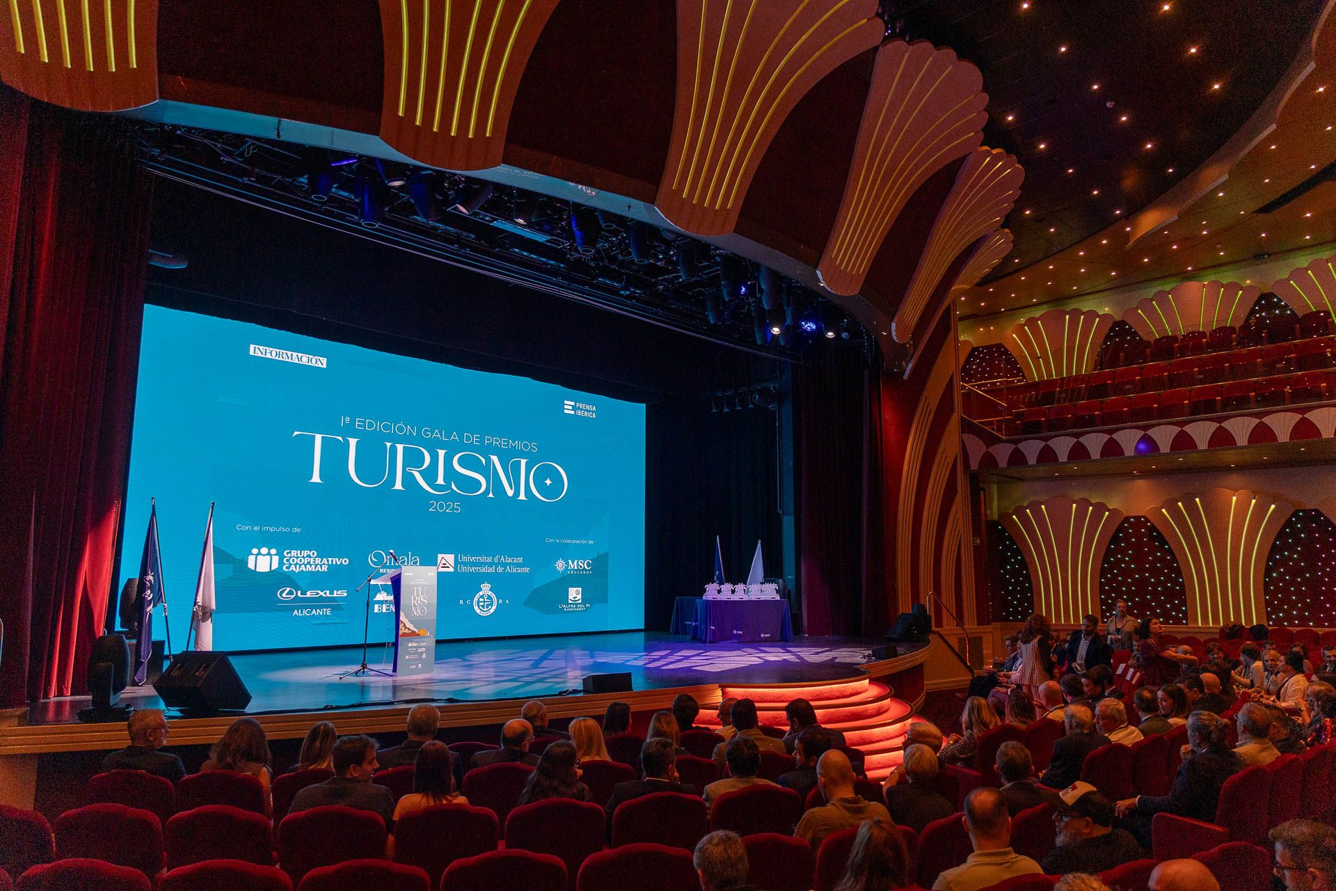 INFORMACIÓN celebra en el  MSC Music la Iª Gala de los Premios Turismo