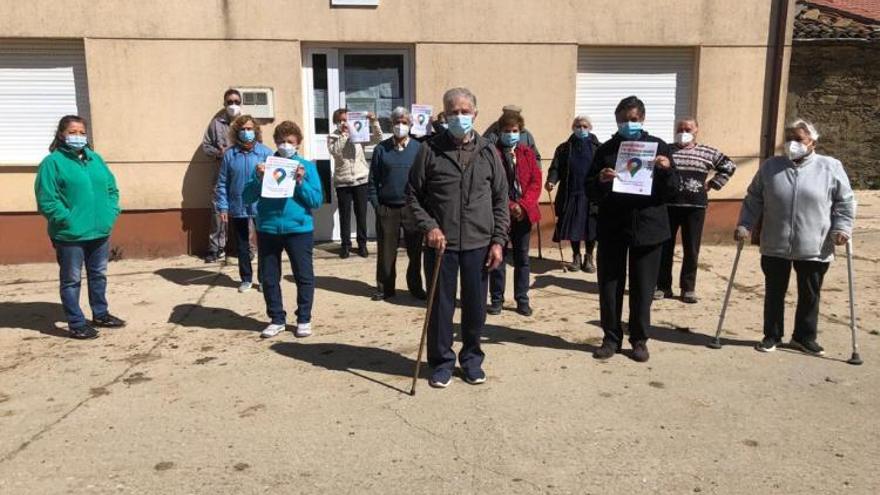 Concentraciones en pueblos de Zamora por la sanidad rural