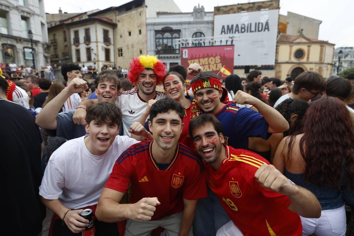 Así se vivió el partido de España contra Francia en Oviedo