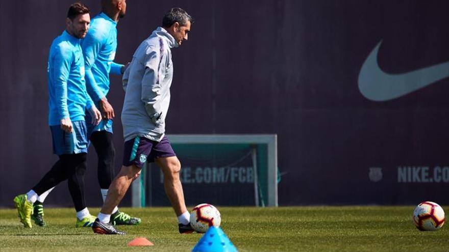 Valverde deja abierta la posible suplencia de Messi en Vila-real