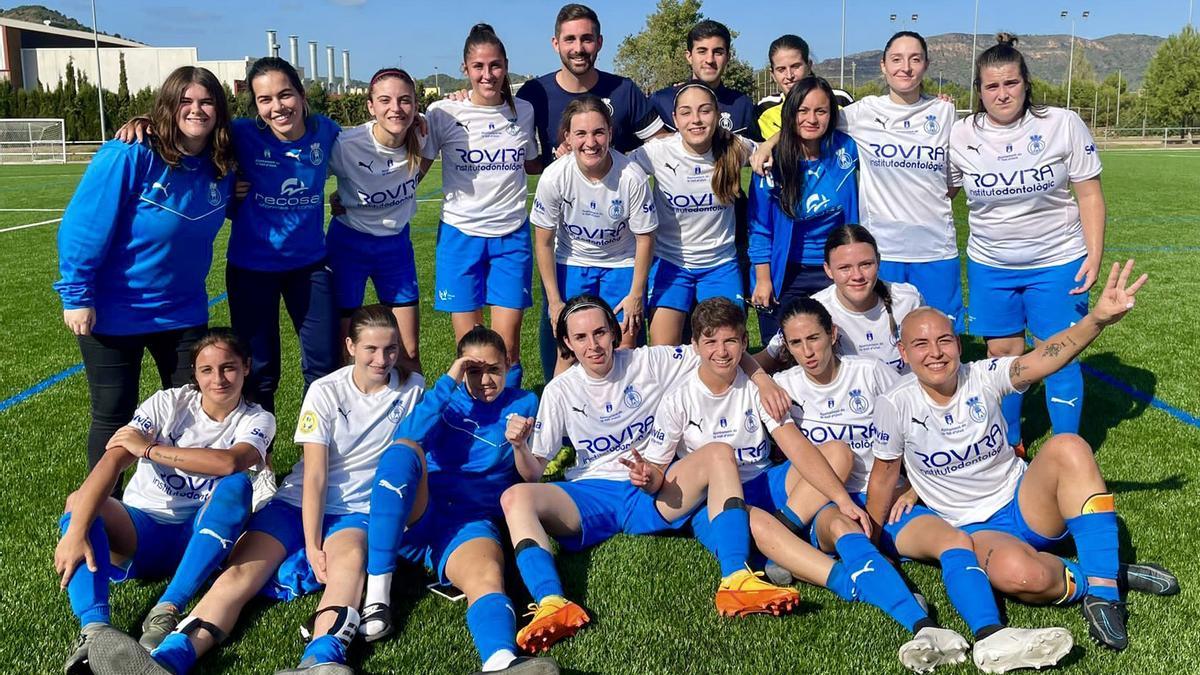 La plantilla del equipo femenino del Vall de Uxó de esta temporada.