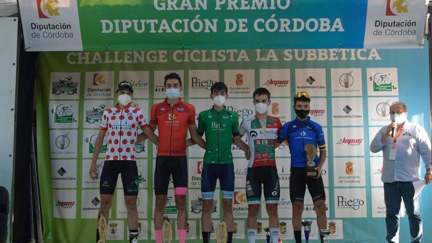 Ciclistas destacados en la primera etapa de la Challenge ciclista de la Subbética.