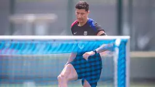 ¡Lewandowski se reincorpora a los entrenamientos del Barça y apunta a Milán!
