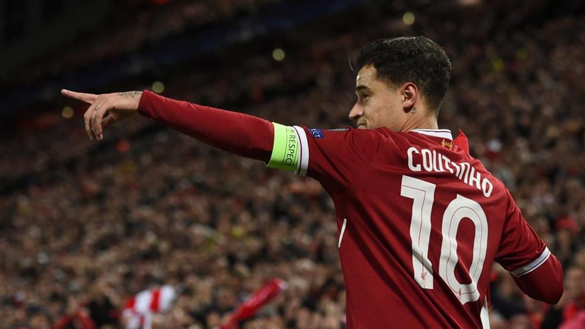 Coutinho se exhibió en la goleada del Liverpool