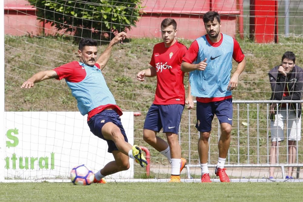 Entrenamiento del Sporting