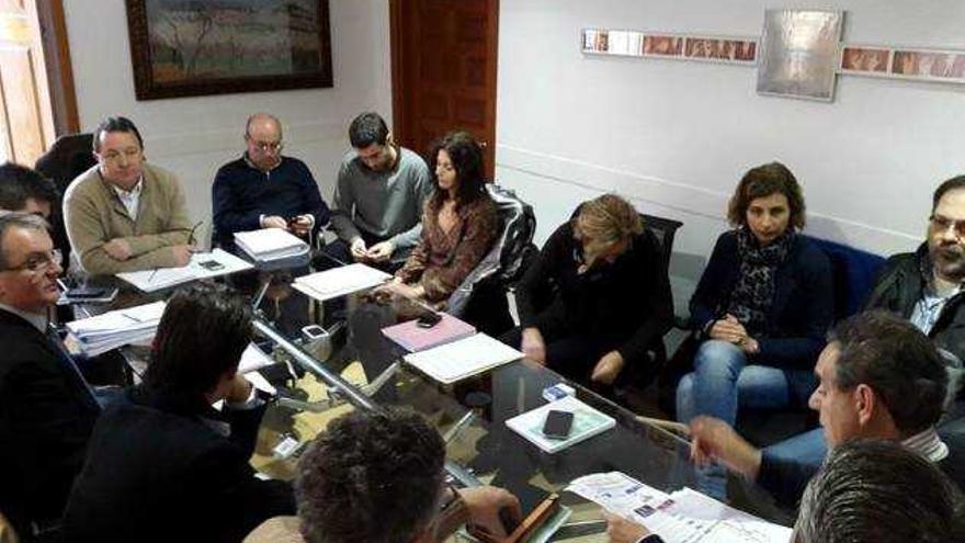 Una imagen de la reunión del patronato de la Fundación del Teatre celebrada ayer en Inca.