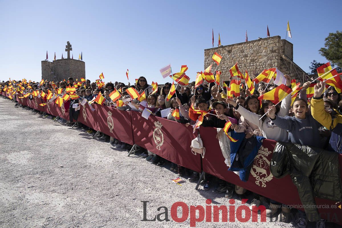 Visita de los reyes de España a Caravaca (explanada de la Basílica)