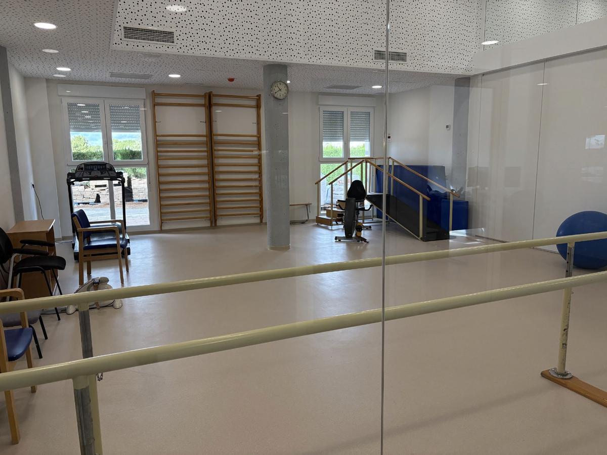 Una de las estancias de la residencia.