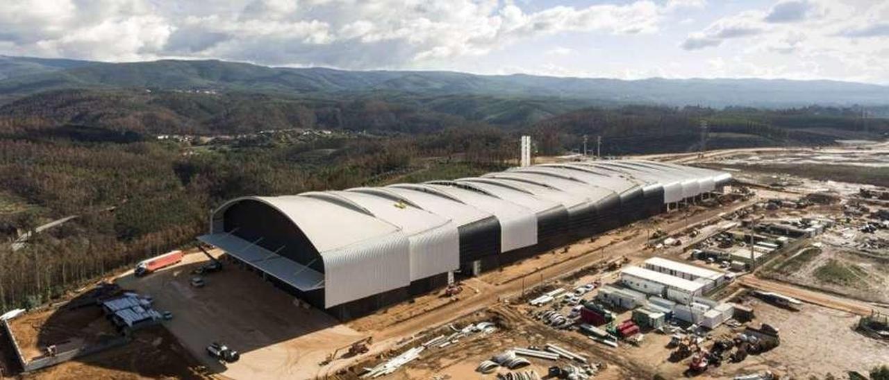 Vista aérea de la planta multinacional metalúrgica india Sakthi en Águeda (Aveiro), inaugurada en marzo.