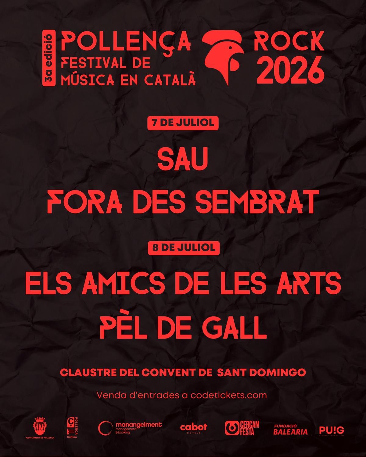 Cartel del Pollença Rock