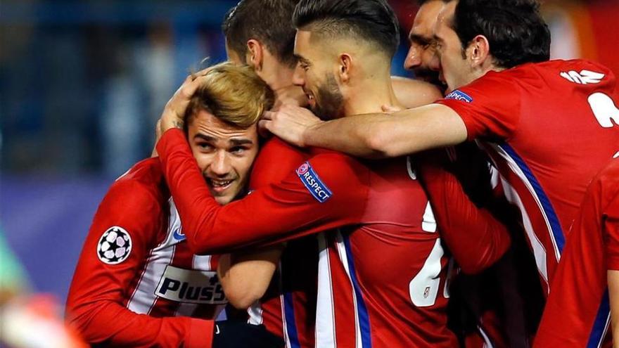 Gabi asiste, Griezmann golea y el Atlético avanza a octavos (2-0)