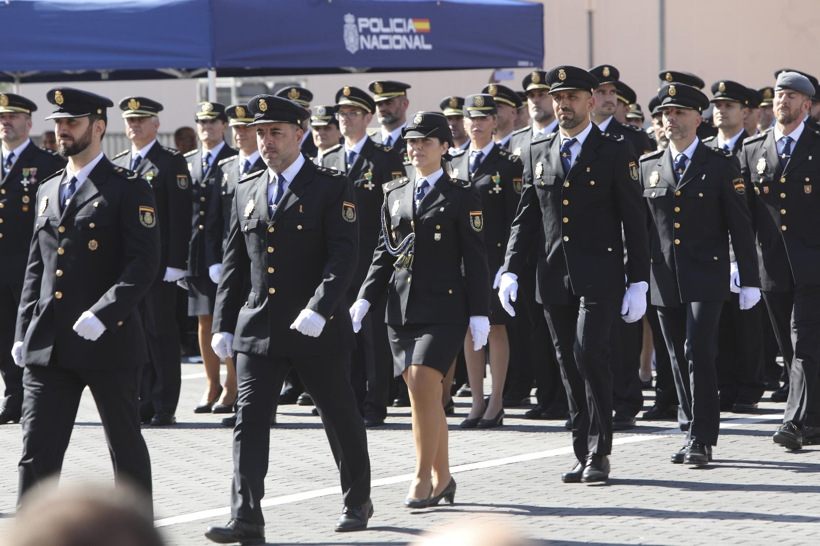 Acto del día de la Policía Nacional en València