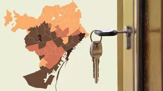 Los nuevos contratos de alquiler en Barcelona bajan a 1.087€ al mes de media pero con pisos más pequeños