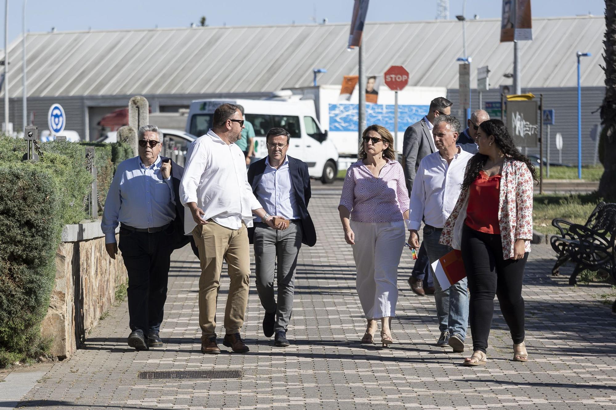 Así ha sido el acto de campaña del PSOE en Mérida