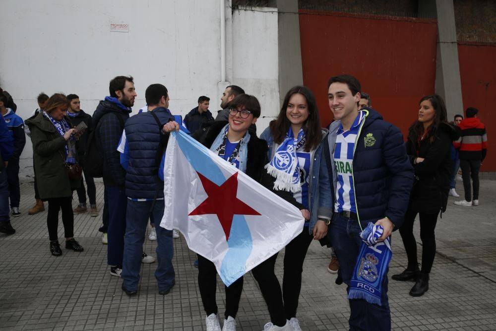 Salida de aficionados del Dépor hacia Vigo para pr