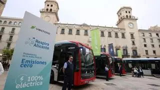Alicante suma nuevos autobuses eléctricos y confía en tener una flota mayormente sostenible en diez años