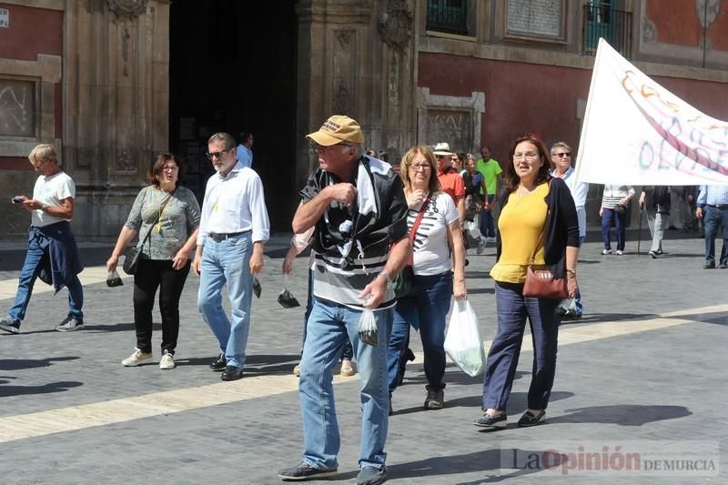 Los lodos del Mar Menor llegan a Murcia