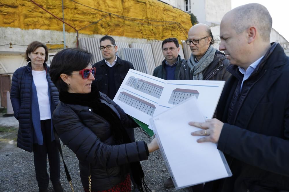 Visita al edificio de Tabacalera