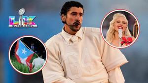 Bad Bunny reivindica a los latinos de América, más allá de Estados Unidos, en su actuación en el descanso de la Super Bowl 2026.