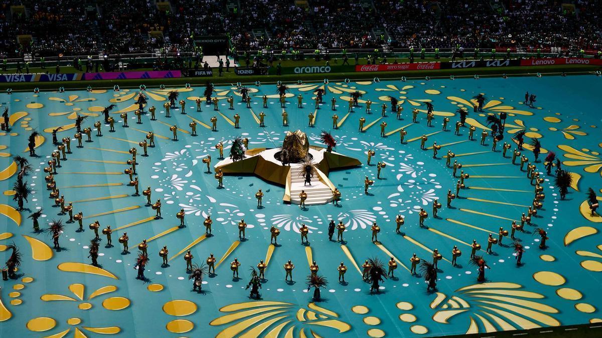 Arranque de la ceremonia de inauguración del Mundial 2026.