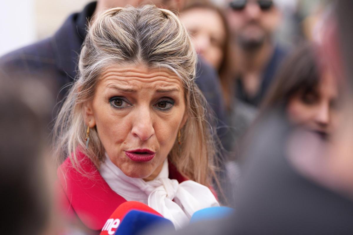 La vicepresidenta segunda del Gobierno y ministra de Trabajo y Economía Social, Yolanda Díaz.