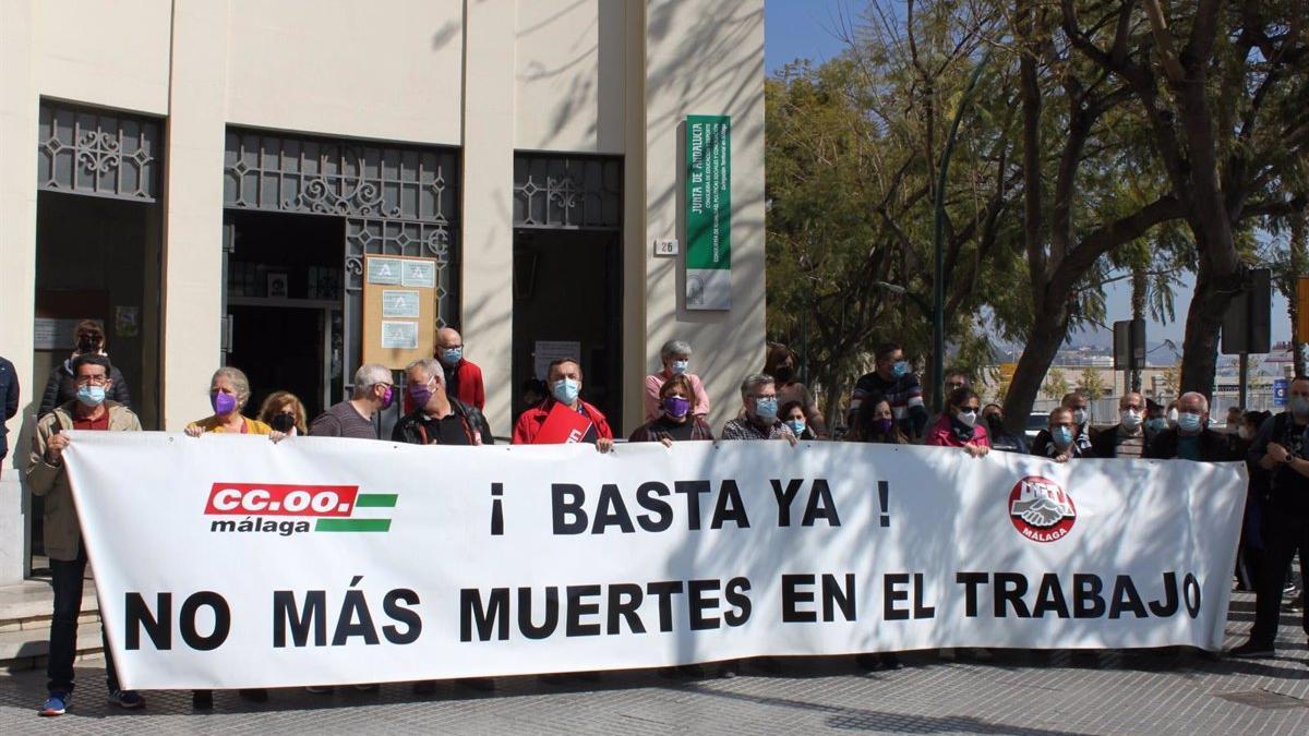 CCOO-Málaga reclama actualizar la Ley de Prevención de Riesgos Laborales al &quot;no cumplir su función&quot;.