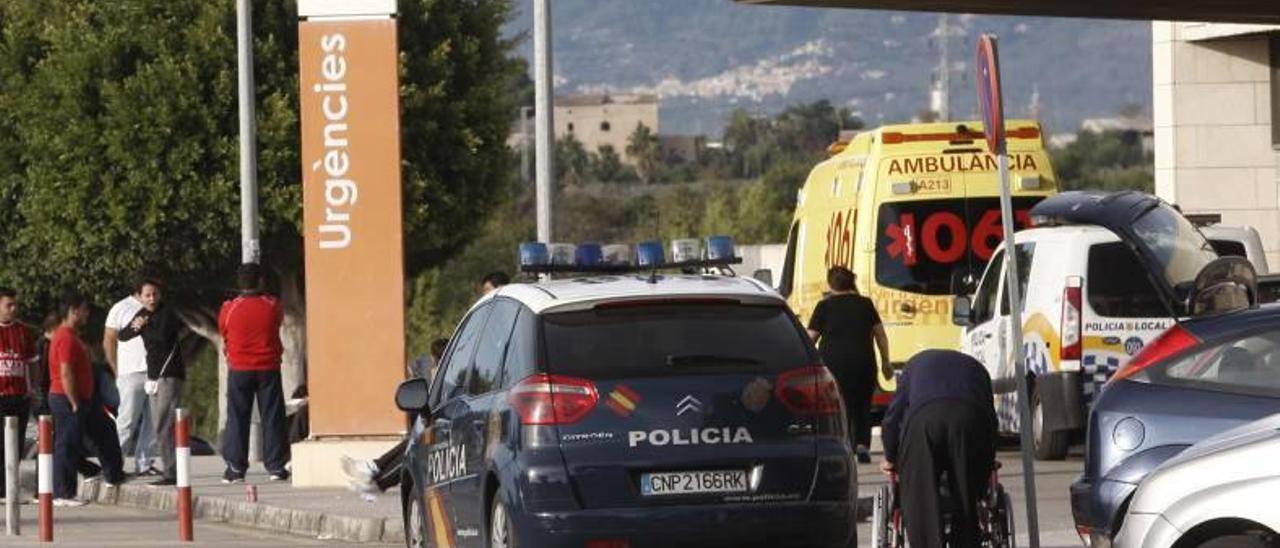 Urgencias del hospital Son Llàtzer de Palma, donde ocurrió el parto.