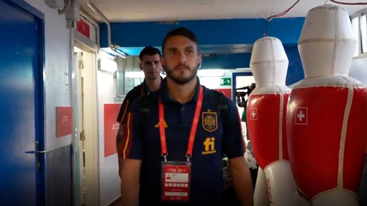 Así llegaron los jugadores de la selección para el partido contra Suiza