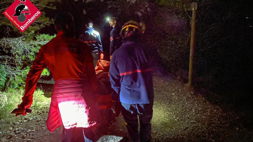 Rescatado un hombre que se lesionó mientras corría por el Puig Campana