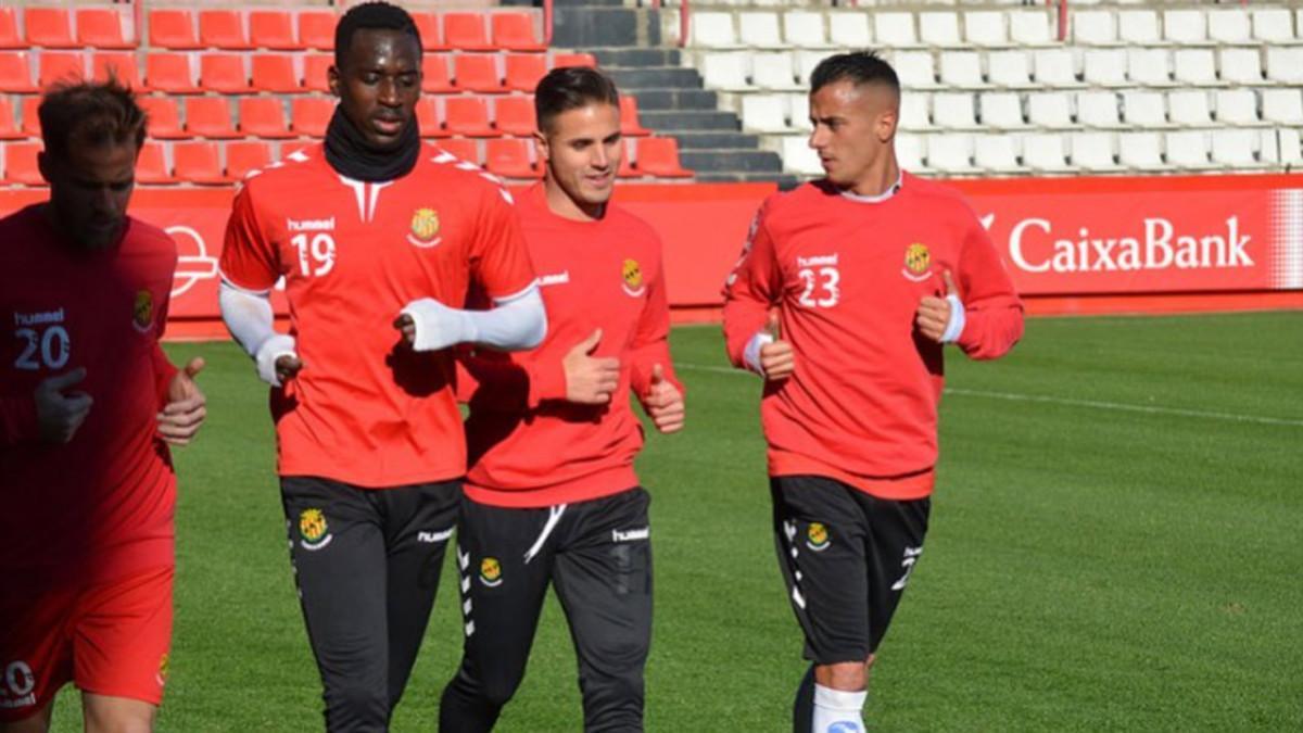 Luismi ya ha entrenado esta mañana con el Nástic