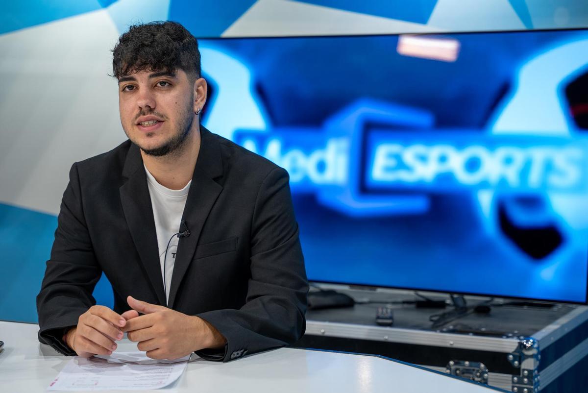 Pablo Casado, la cara del CD Castellón en Medi TV