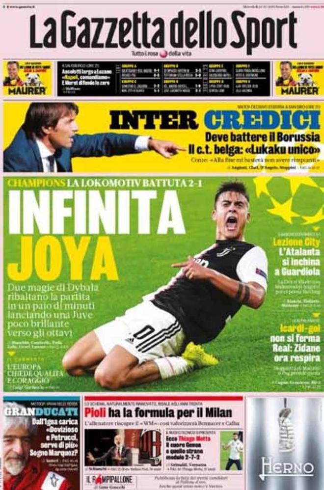 Así vienen las portadas de hoy en la prensa deportiva