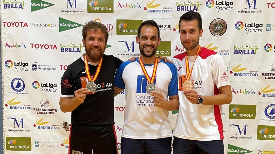 Raúl López y Aitor Llandres, del Bádminton Zamora, subcampeones de España en dobles